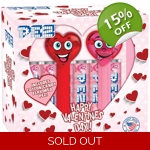 PEZ Candy Valentines Day Happy Hearts Sweets Dispenser Twin Pack 49.3g PEZ Candy Valentines Day Happy Hearts Sweets Dispenser Twin Pack 49.3g