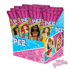Pez Disney Princess Sweets Dispenser and 2 Candy Packs 16.4g Poly Pack