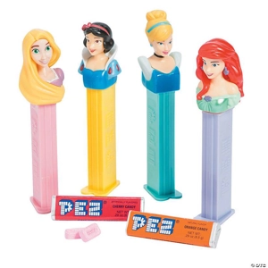 PEZ Disney Princess Sweets Dispenser with 2 Fruity Candy Tablet Packs