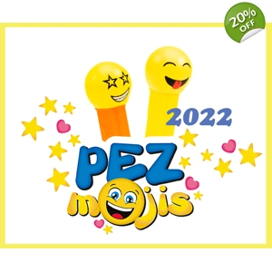 Pez Emojis Palz Friends Emoji Sweets Dispenser 1 and 2 Candy Packs