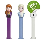 PEZ Frozen Sweets Dispenser Plus 3 Fruit Candy Packs - 24.7g Pack