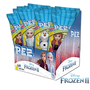 PEZ Frozen 2 Sweets Dispenser Poly Pack and 2 Candy Tablet Packs 16.4g