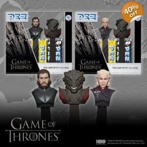 PEZ Game Of Thrones Gift Set - Candy Sweets Dispensers Twin Pack Box