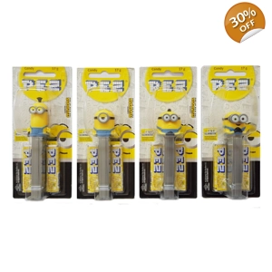 Pez Minions The Rise of Gru Sweets Dispenser and 2 Candy Packs 17g
