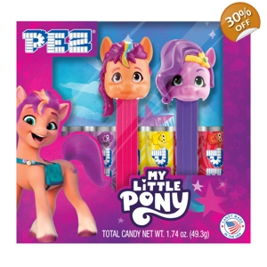 PEZ My Little Pony Gift Set - Twin Candy Sweets Dispensers Box