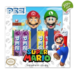 PEZ Nintendo Super Mario Gift Set Box - 49.3g