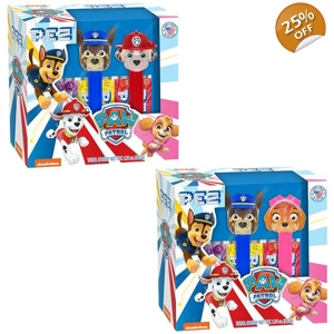 PEZ PAW Patrol Gift Set - Sweets Dispensers Twin Pack Box 49.3g