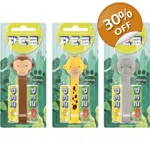 Pez Pezimals Sweets Dispenser 1 and 2 Candy Packs - Blister Pack 17g