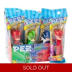 PEZ PJ Masks Sweets Dispenser Plus 2 Fruit Candy Refill Packs - 16.4g