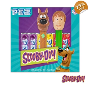 Pez Scooby-Doo and Shaggy Gift Set Sweets Dispensers and 6 Candy Packs