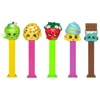 PEZ Shopkins Sweets Dispenser with 3 Fruit Candy Refill Packs - 24.7g
