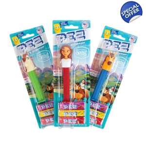 PEZ Spirit Sweets Dispenser + 3 Candy Packs - 24.7g Blister Pack