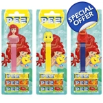 PEZ The Little Mermaid Sweets Dispenser + 3 Candy Packs - Blister Pack PEZ The Little Mermaid Sweets Dispenser + 3 Candy Packs - Blister Pack