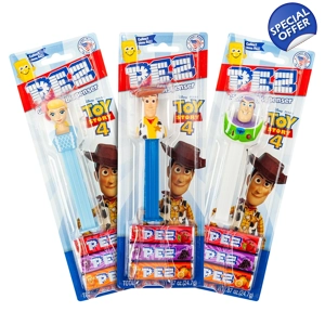 PEZ Toy Story 4 Sweets Dispenser Plus 3 Fruit Candy Packs - 24.7g