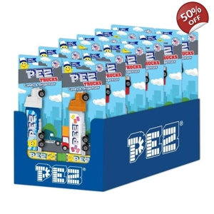 PEZ Trucks Sweets Dispenser and 3 Candy Packs 24.7g Rigs Blister Pack