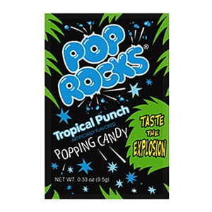 Pop Rocks Tropical Punch Popping Candy - 9.5g Packet