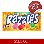 Razzles Tropical Candy and Gum Sweets - 40g Pouch