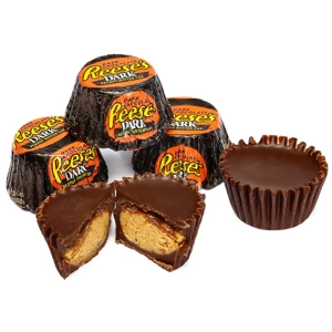Reeses Dark Chocolate Peanut Butter Mini Cups - Hersheys Reeses