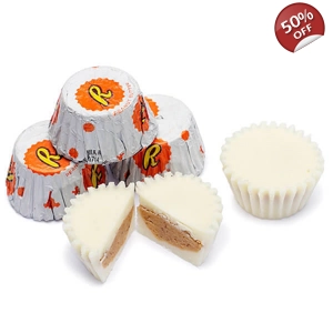 Reeses White Crème Peanut Butter Mini Cups - Hershey Reese's
