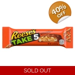 Reese's Take 5 Bar - 1.5oz - 42g Reeses Peanut Butter Chocolate Reese's Take 5 Bar - 1.5oz - 42g Reeses Peanut Butter Chocolate
