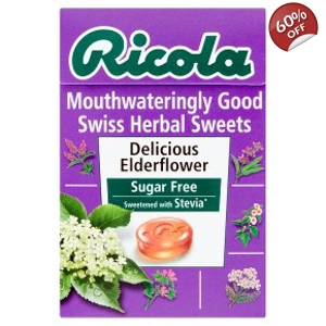Ricola Elderflower Sugar Free Sweets 45g Box