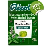 Ricola Fresh Mountain Mint Drops - Swiss Herbal Sugar Free Sweets 45g
