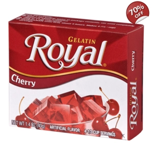 Royal Gelatin - Cherry - Gelatine Jelly Mix - 40g Box