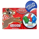 Rudolph Gummies - Gummy Candy Christmas Sweets - 3oz - 85g Theatre Box Rudolph Gummies - Gummy Candy Christmas Sweets - 3oz - 85g Theatre Box