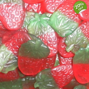 Kingsway Giant Strawberries - Strawberry Jelly Sweets