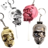 Skool Pop Lollipop Key Chains - Skull Head Keyring Candy Lolly Holder