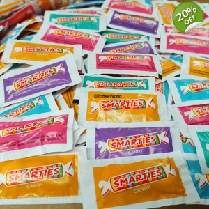 Smarties Candy in a Pouch - 3 Fruity Candies inside Little Pouches