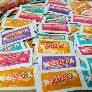 Smarties Candy in a Pouch - 3 Fruity Candies inside Little Pouches