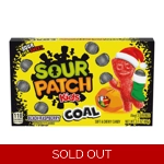 Sour Patch Kids Coal - Black Raspberry Chewy Candy - 88g Theatre Box