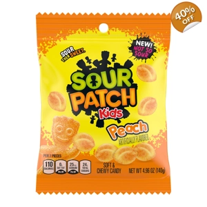 Sour Patch Kids Peach - 140g Bag