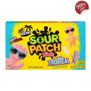 Sour Patch Kids Tropical - Soft Chewy Candy Sweets - 99g Theatre Box