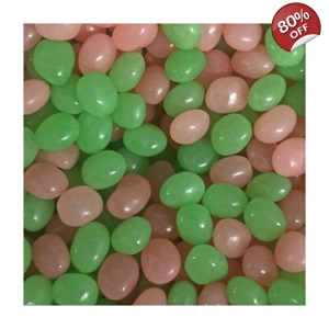 Sour Patch Kids Watermelon Green and Pink Sticky Jelly Beans