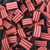 Strawberry Flavoured Liquorice Stripes - Maku Laku