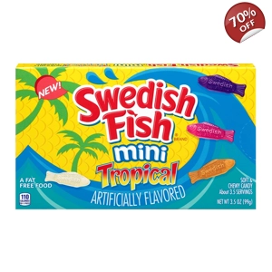Swedish Fish Mini Tropical - Theatre Box 99g