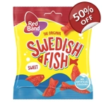Original Swedish Fish - 100g Bag - Red Band Gummy Candy Sweets
