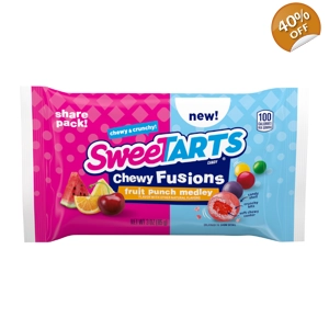 SweeTarts Chewy Fusions Fruit Punch Medley Candy - 85g Share Pack