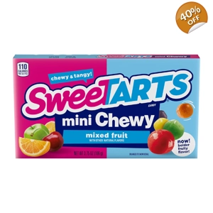Mini Chewy SweeTARTS - Chewy Tangy Mixed Fruit Candy -106g Theatre Box