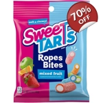 SweeTarts Ropes Bites - Sweet Tarts Mixed Fruit Candy Rope - 149g Bag