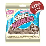 Sweet Dreams Birthday Cake Choc Nibbles - 150g Bag - Chocolate Nibbs