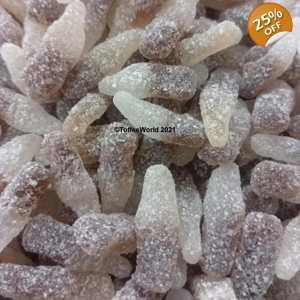 SweetZone Fizzy Cola Bottles - Mini Gummy Vegan Sweets