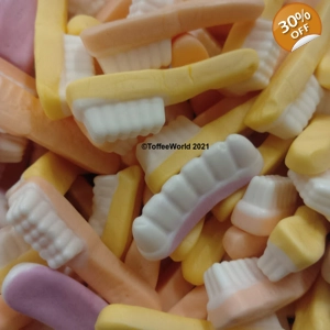 Swizzels Fun Gums Giant Teeth And Toothbrush Sweets