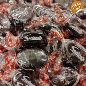 Swizzels Crystal Liquorice Drops - Boiled Wrapped Sweets