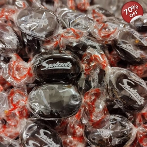 Swizzels Crystal Liquorice Drops - Boiled Wrapped Sweets