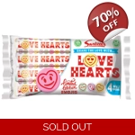 Swizzels Love Hearts - Limited Edition EMOJIS - 4 Rolls - 105g Pack