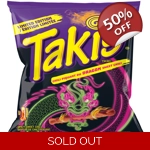 Takis Dragon Intense Spicy Sweet Chili Rolled Tortilla Chips - 90g Bag