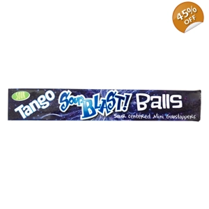 Tango Sour Blast Balls - Assorted Sour Centred Mini Gobstoppers - 21g